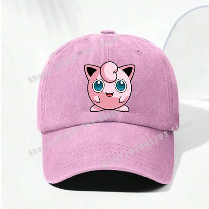 Pokemon Baseball Caps Pikachu Kawaii Anime Figures Sunshade Hats Summer Outdoor Parent-Child Sunhat Trendy Duck Tongue Cap Gift