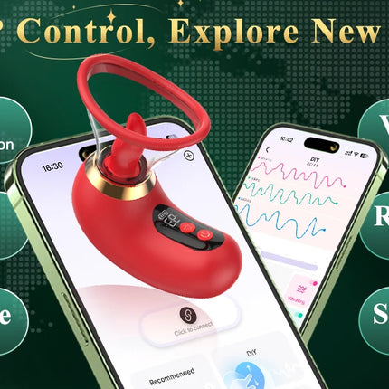 Portable Nipple Licking Sucking Vibrator Female Breast Massager Clitoral Bite Vibrating Sex Toy for Female Masturbation