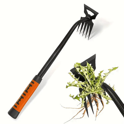 Upgraded 2026 New Model - Heavy Duty Manual Weeding Tool - Efficient Long Handle Weeder, Sharp Blade Root Removal -