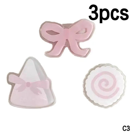 1/3pcs Cute Fish Cake Acrylic PP Clip Snack Sealing Clips Notebook Memo Clips File Clips Photo Wall Decor Gift Decoration Clip