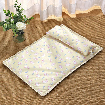 Portable Summer Cooling Mat for Dogs And Cats Waterproof Non-Slip Pet Bed Pad with Instant Cooling Technology