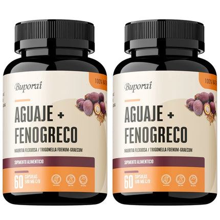 Aguah + Fenugreek - Promotes Overall Health and Well-being, Balances Hormones, and Replenishes Energy, Non-GMO