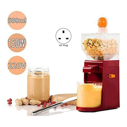 Electric Peanut Butter Maker Machine,Sesame Sauce Nut Grinder,Automatic Milling Grinding Machine,For Grinding Easy To Use