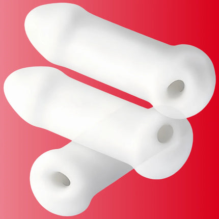 Soft Realistic Penis Extender Sleeve Massager Extender Sheath Pocket Pussy Male Stroker Masturbator Vagina Egg Sex Toys for Men