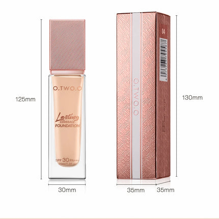 O.TWO.O Foundation Cream Makeup Brush Moisturizing Oil-Free Long-Lasting Waterproof Concealer Full-coverage Foundation Makeup