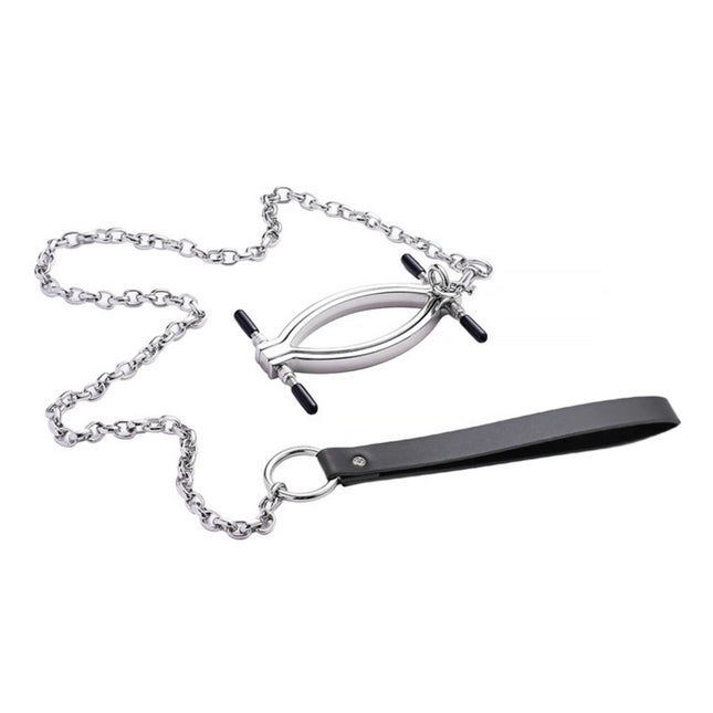 Sex Toys For Women Labia Clamp With Metal Chain Bondage Gear Clitoris Stimulation Speculum Vagina Opener Bdsm Erotic Sex Shop