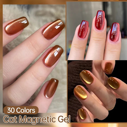 UR SUGAR 15ml Cat Magnetic Gel Nail Polish 30 Colors Semi Permanent Magnetic Gel UV/LED Soak Off Painting Vanrish Design