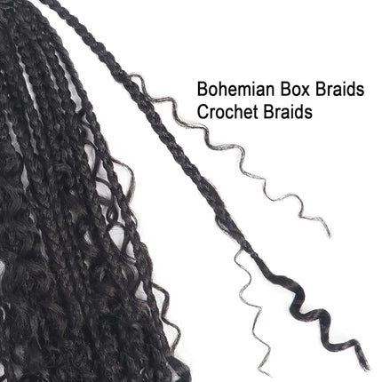 10-inch, 1-pack, 13 strands synthetic Bohemian curly hair is suitable for wedding and travel purposes.