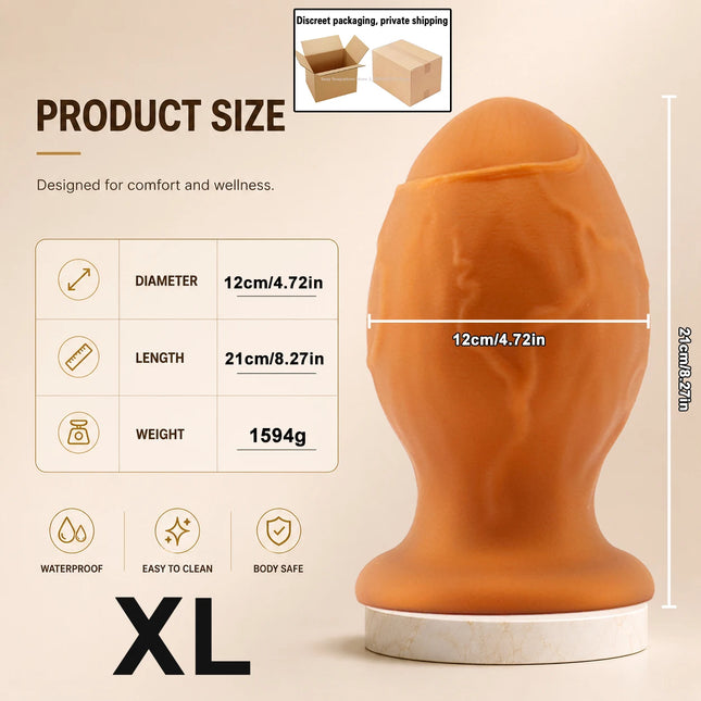 Huge Anal Balls Egg Anal Plug Buttplug Intimate Sex Toys Adult Games Sex Toy Big Butt Plug Dildo Anal Dilator Vaginal Balls Shop