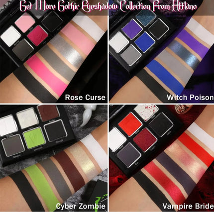 Afflano 12 Colors Eyeshadow Palette Powder Matte Shimmer Nude Beige Brown Natural Colors Highly Pigmented Blendable Eye Makeup
