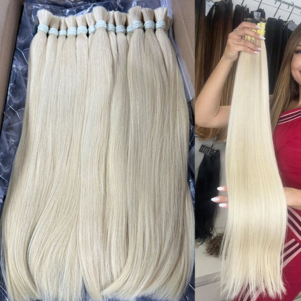 613 Human Hair Bulk For Braiding No Weft Human Hair Extensions Cheveux Naturel Vietnamita 1b613 Honey Blonde Humain Hair Bundles