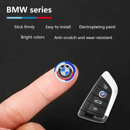 11mm 14mm Car Remote Key Fob Emblem For BMW E46 E90 F10 Sticker Logo Replacement F30 G20 X1 X3 X5 M Performance 50th Anniversary