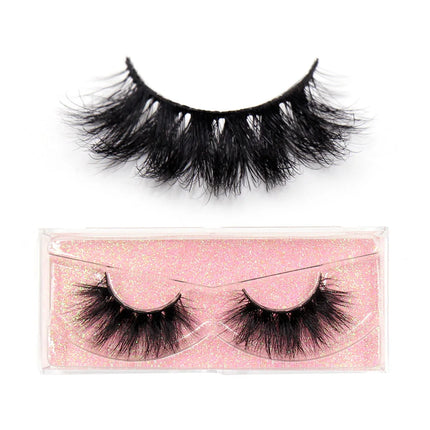 LEHUAMAO 3D Mink Lashes Makeup Eyelashes Fluffy Natural long fake lashes Full stripe reusable False Eyelash Extension 1 Pair