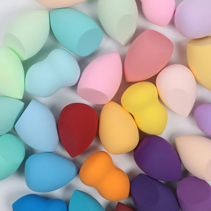 Make-Up Eggs 3-5-10-15-20-30-50 Pack, Color and Shape Random Foundation Beauty Sponge Blend, Liquid, Cream and Powder Flawless,