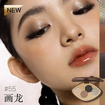 Girlcult Chameleon Eyeshadow Palette 4 Colors Waterproof Long Lasting Matte Shimmer Purple Smokey Highly Pigmented Makeup