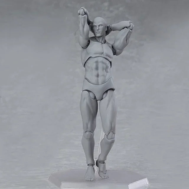 13cm Sketch Draw Male Female Movable Body Kun Body Chan Joint Pain Anime Figure Shf Action Figure Toy Model Draw Mannequin Gifts