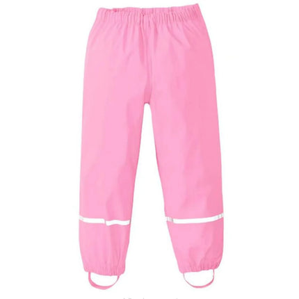 Kids Raincoat Rain Pants Waterproof Cartoon Children's Kids Rain Dungarees Mud Trousers Waterproof Breathable for Girls Boys
