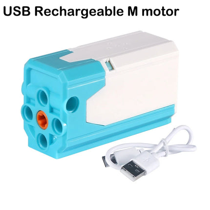 Rechargeable USB Lithium Battery M L Motor Building Blocks Power Set MOC Power Functions Part Support APP Control 8883 Motor