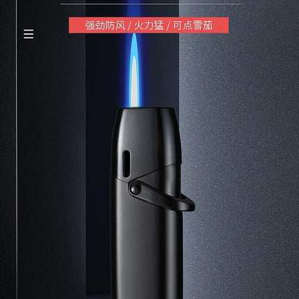 NEW Creative Outdoor Windproof Metal Pink Flame Lighter Arm Ignition Spray Butane Gas Lighter Fashionable Smoking Gift (No Gas)