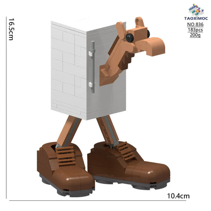Brainrot Bricks Tung Tung Sahur Figures Tralalero Tralala Building Blocks Toys for Adult Birthday Gifts