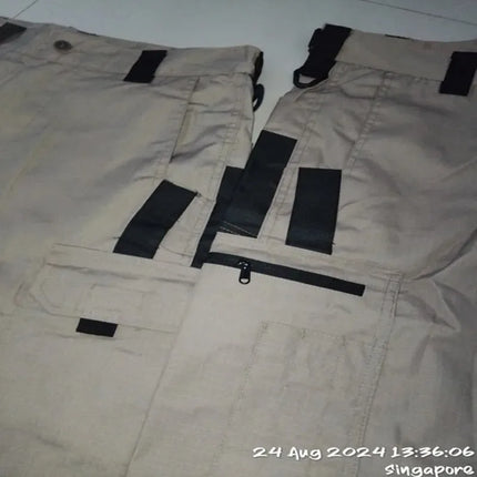 Men's Casual Tactical Pants Multi Pockets Work Trousers Male Outwear Straight Autumn Cargo Pants Spring Wear-resistant Trousers