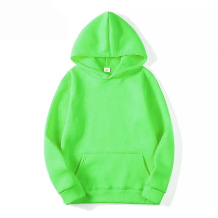 Men's solid-color hooded sweater a loose and breathable brand hooded fashion streetwear for men