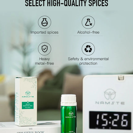 NAMSTE 100ML Perfume Fragrance Oil Essential Oil Electric Diffuser Room Home Aroma Diffuser Essential Oil air purifier Freshener