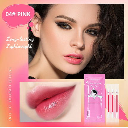 New Cotton Swab Lip Gloss Tattoo Lipstick Velvety Waterproof Matte Lip Gloss Portable Lip gloss Women Use Of Vacation Tourism