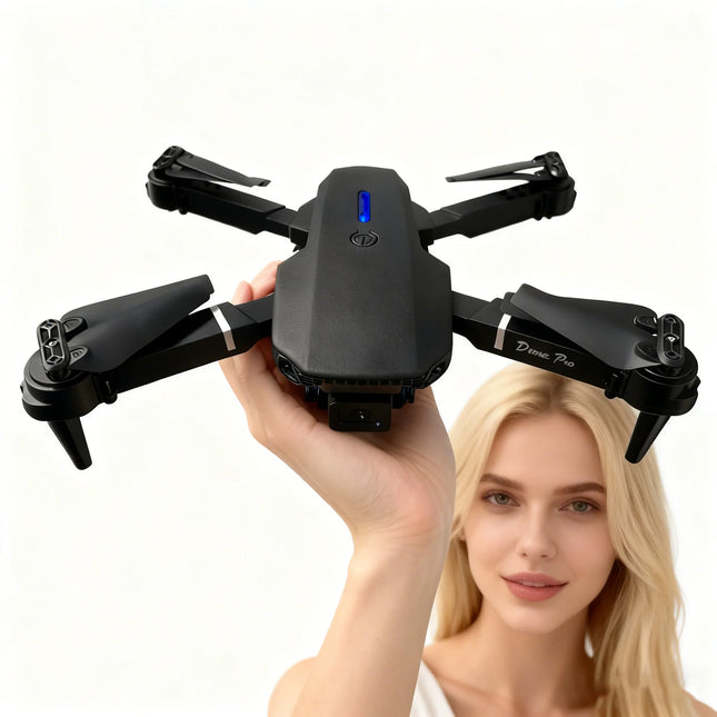 Best-Selling E88 Aerial Photography Drone - Beginner Practice Model with Dual Cameras for Aerial Photography, Dual Batteries for Extended Battery Life Set