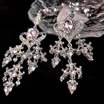Handmade Broken Diamond Heart Breast Clip Stimulating Punishment Nipple Mimi Clip SM Tool for Men and Women Flirting Sex Product
