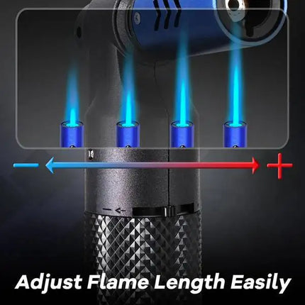Honest Windproof Kitchen Cooking Spray Gun Torch Blue Flame Jet Gas Lighter Turbo Jewelry Welding Cigar Lighters