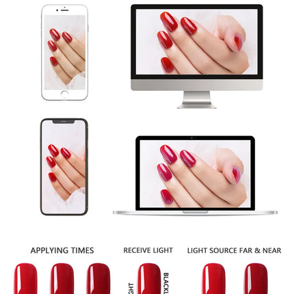 NAILCO Winter Series Color Gel Nail Polish 15ML Semi Permanent Soak Off Gel Varnishes Super Texture Gorgeous Nail Manicure Art