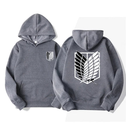 Attack on Titan Men's Hoodies Anime Hoodies Men and Women Streetwear Pullover Harajuku Shingeki No Kyojin Hoodies Sweatshirt
