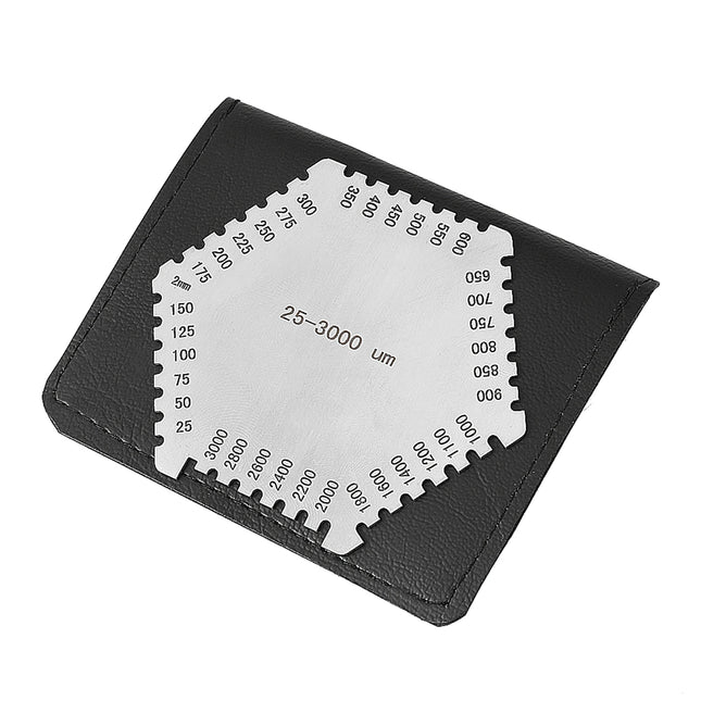 Comb Gauge Stainless Steel wet film Comb Wet Film Gauge High Precision Stainless Steel Wet Film Comb 25-3000um Thickness Gauge