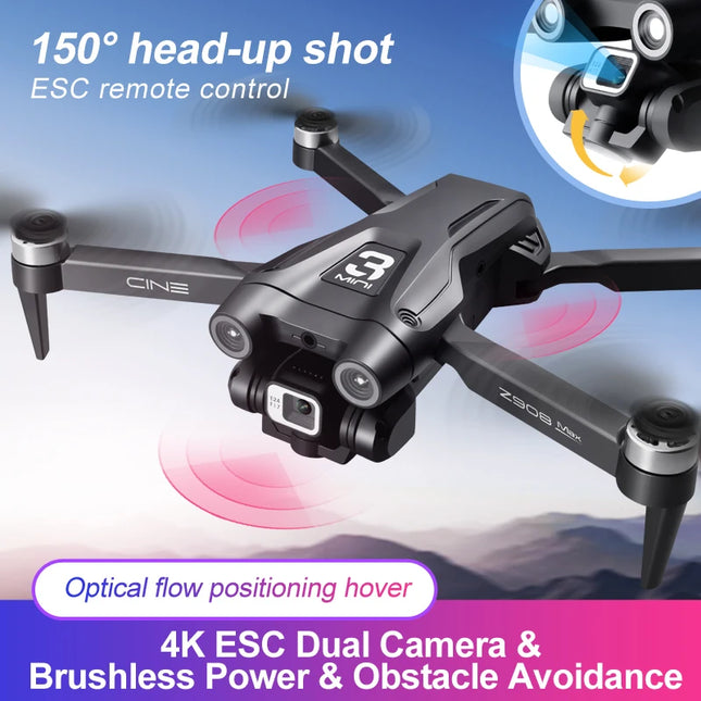 Lenovo Z908 Pro max Drone 4K Professional HD Dual Camera Dron Brushless Motor 5G WIFI FPV RC Quadcopter Helicopter Toys