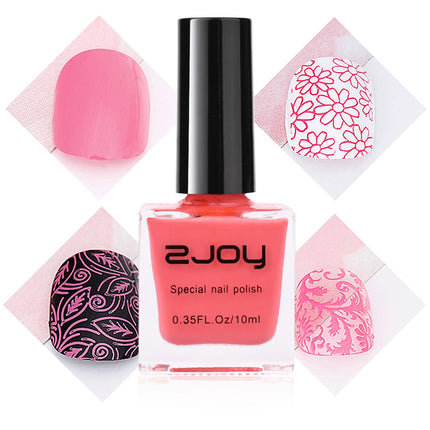 10ml 30 Colors Nail Art Stamping Polish Semi-permanent Varnish Printing Stamp for Nails Polishes Lacquer Top Coat Gel Polish
