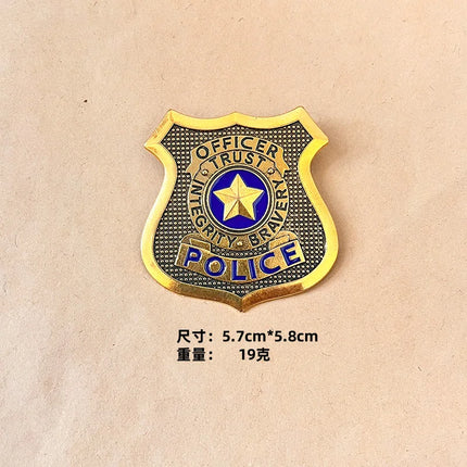 Zootopia Pin Judy Rabbit Police Metal Badge Cosplay Cute Brooch Children Anime Cartoon Badge Accessory Jewelry Birthday Gifts