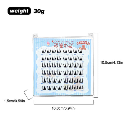 Natural Look Self Adhesive Eyelashes Clusters No Glue Needed Individual Lashes Reusable Soft Lash Extensions For Beginners Easy