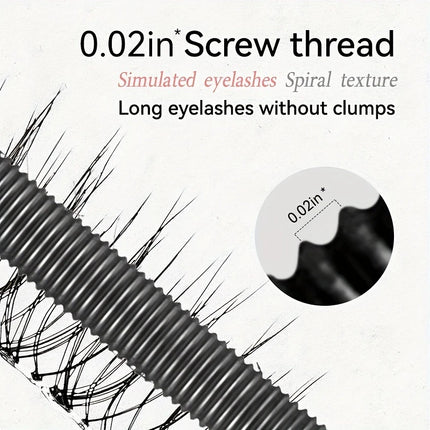 Steel Tube Mascara,Lengthens,Curls Lashes Volumizing Mascara Lasting for Party Makeup & Holiday Cosmetics for Enhanced Eyes
