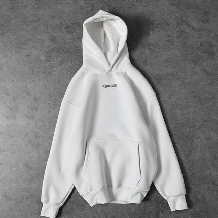 Solid Color Loose Gradient Personalized Art Pattern Sports Hoodie Simple High-end Autumn Versatile Trendy Warm Women's Clothing