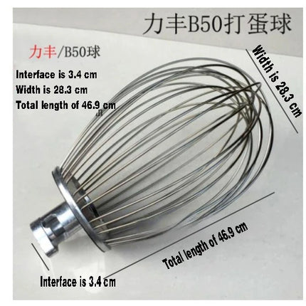 Stainless Steel Wire Whip Stirrer Accessories Mixer To Beat Egg Balls Blender Milkshake Noodle Machine Parts