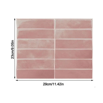 Waterproof Self Adhesive Tile Wall Stickers Oil-proof Anti Fouling Wall Decal Heat-resistant Moisture-proof Stove Sticker