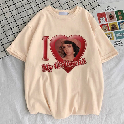 Melanie Martinez top tees girl aesthetic streetwear Graphic anime Classic Retro top tees Digital korean clothes Retro Graphic