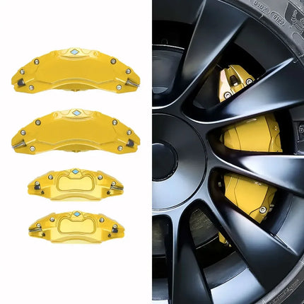 For Tesla Model 3 highland 2024 4Pcs Brake Caliper Cover Fit 18 19 Inch Wheel Hub Car Modification Decoration Accessories