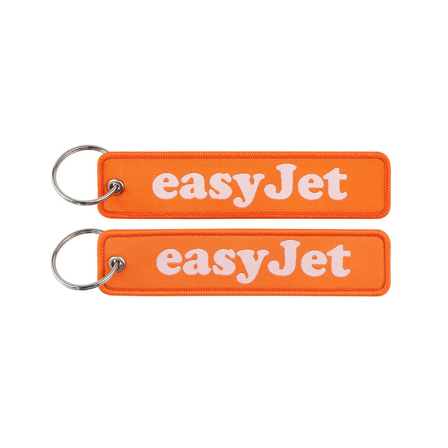 1PC Aviation Quotes Embroidered Keys Cool Quotation Men Key Tags Keychain for Car Motorcycles Keyring Holder Accessories Gifts