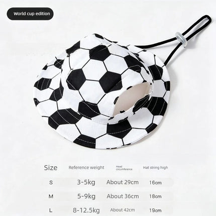 1Pcs S/M/L Cute Print Dog Hat for Small Medium Dogs Adjustable Pet Cap Puppy Pug Corgi Dachshund Hats Summer Out Pet Accessories