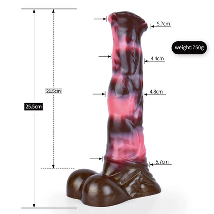 FAAK Fantasy Large Horse Dildo Sucker Silicone Multi Color Penis With Testis Sucker Female Masturbator Anal Plug For Women Men