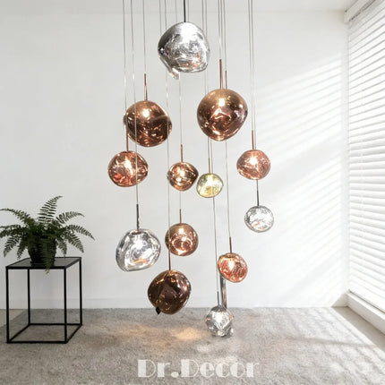 Modern Lava LED Pendant Lights Lighting LOFT Living Room Bedroom Decoration Hanging Lamp Suspension Luminaria Cafe Light Fixture