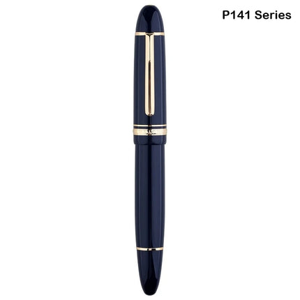 MAJOHN P140 Transparent Fountain Pen Sun Nib Metal Copper Piston Light Resin Body PK X159 9019 Stationery School Supplies