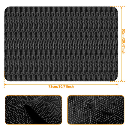 Induction Cooktop Mat Silicone Anti-Scratch Induction CooktopResistant Non-Slip Kitchen Counter Protect Mat Protector Mat Heat